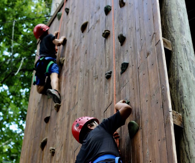 wall climbing